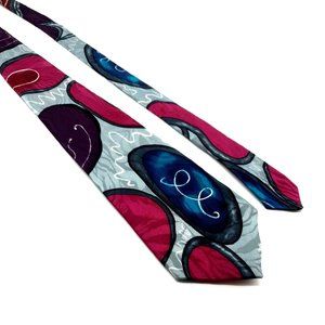 Legacy By Belle Men Necktie Business Silk Dad Gift Work Office Abstract Art A